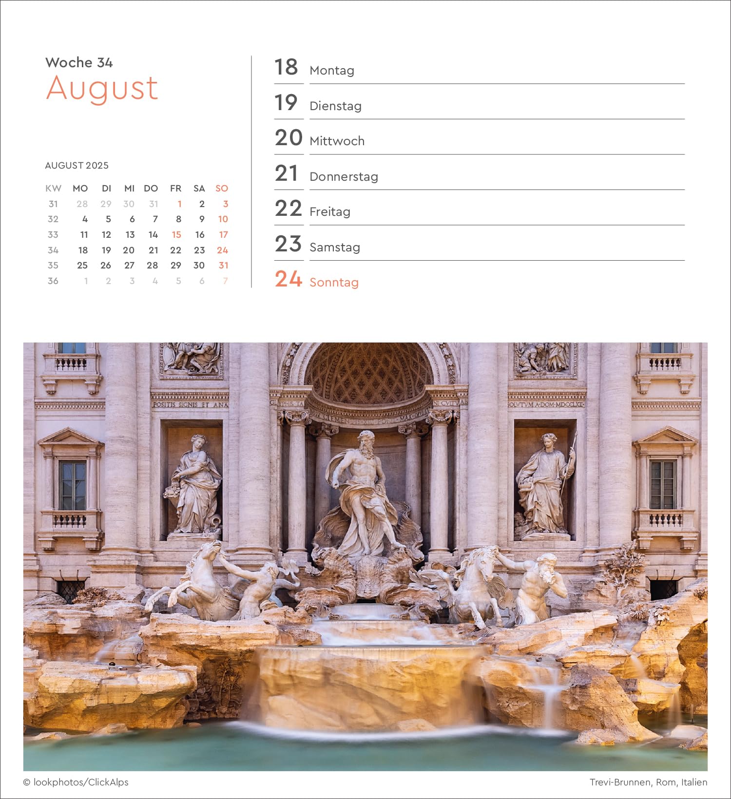 Unterwegs in aller Welt - KUNTH Postkartenkalender 2025: Hochwertiger Tischkalender mit 53 traumhaften Postkarten (auch zum Aufhängen)