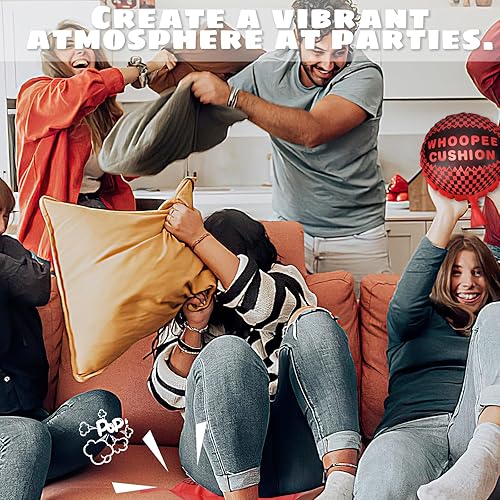 Miniatura 5 de POPLAY Cojín Whoopee, juguetes divertidos de 10 pulgadas para regalos de fiesta novedosos para niños y adultos, almohada de pedo, regalo de fiesta