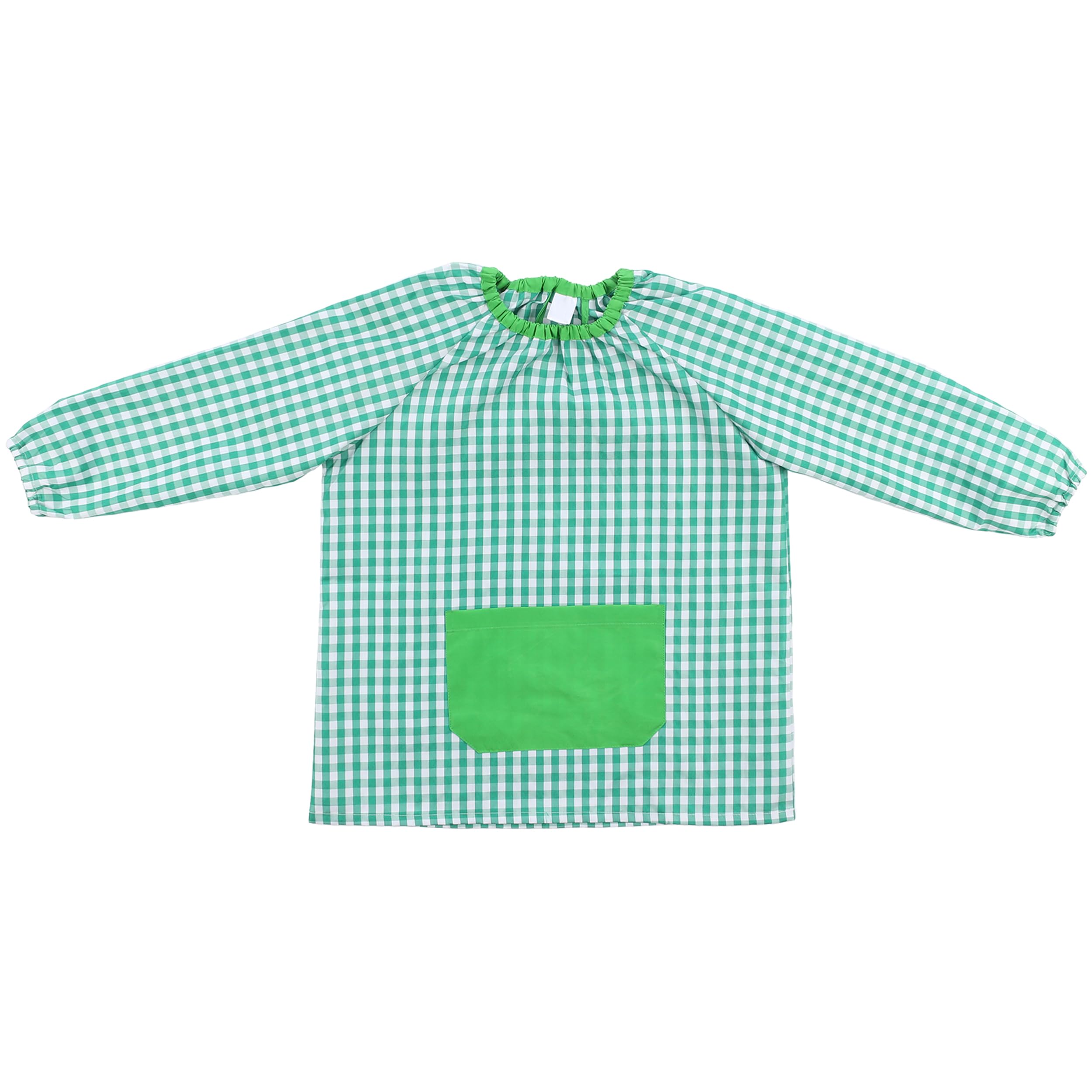 Etrexonline Babi Escolar Infantil Cómodo Sin Botones Prácticos Bata para Guardería y Colegio - Ideal para Niños y Niñas con Un Bolsillo Elástica en Puño y Cuello