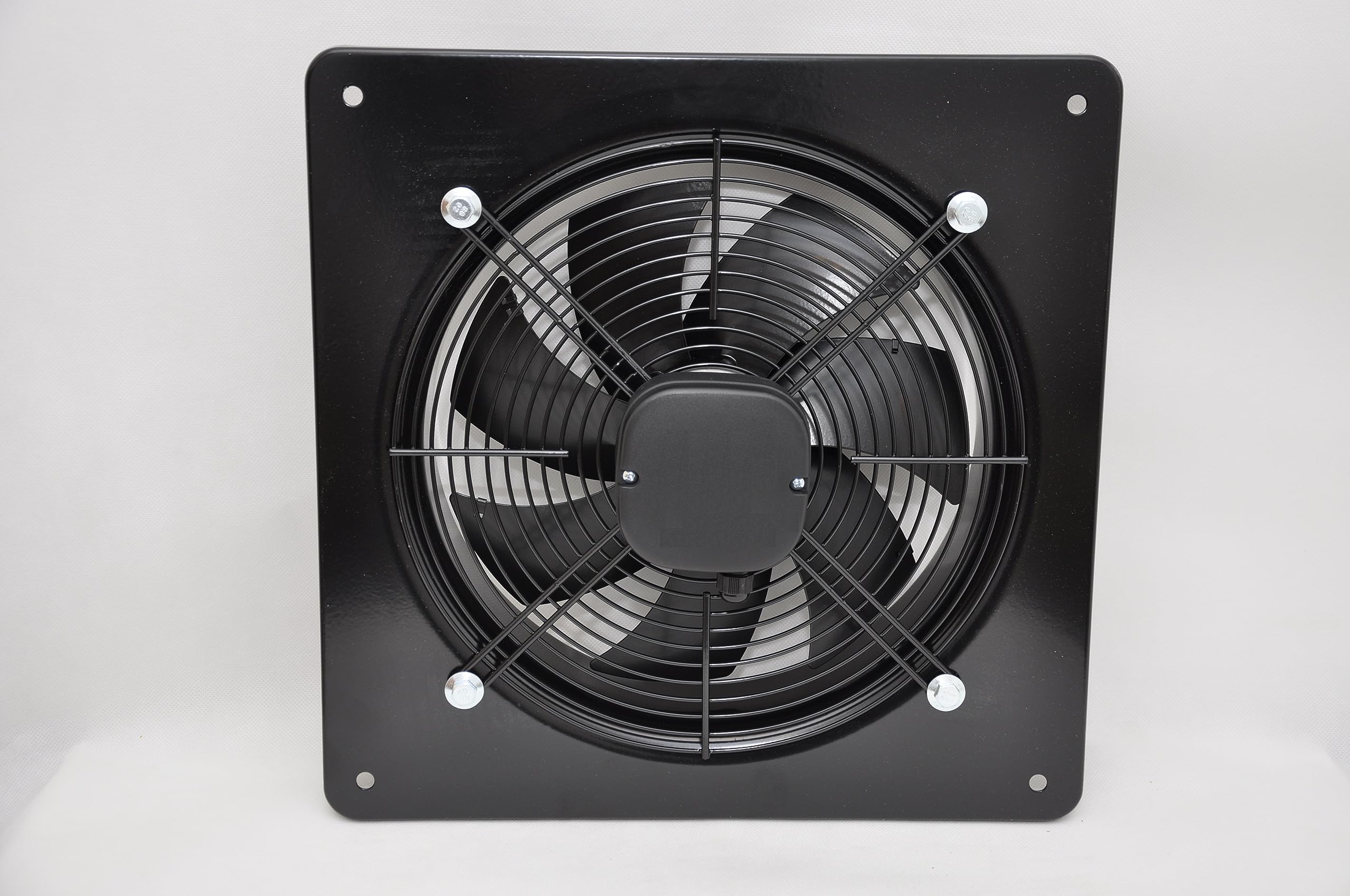 SYSTERM Wandventilator Axialventilator Lüfter mit Kugellagern, Stahl Industrieventilator für Dauerbetrieb, Größen 200, 250, 300, 350, 400, 450 mm. (aRok 200mm, 780 m3/h)