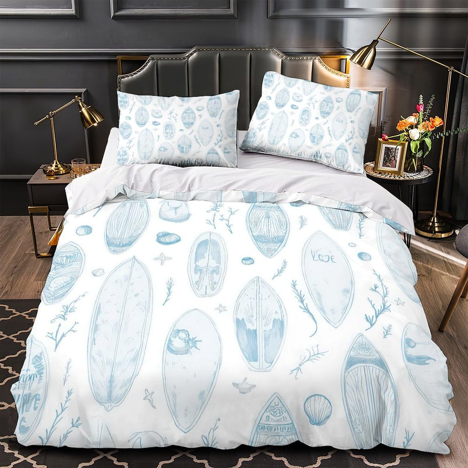 Housse de couette hypoallergénique 260x220 contre les allergies