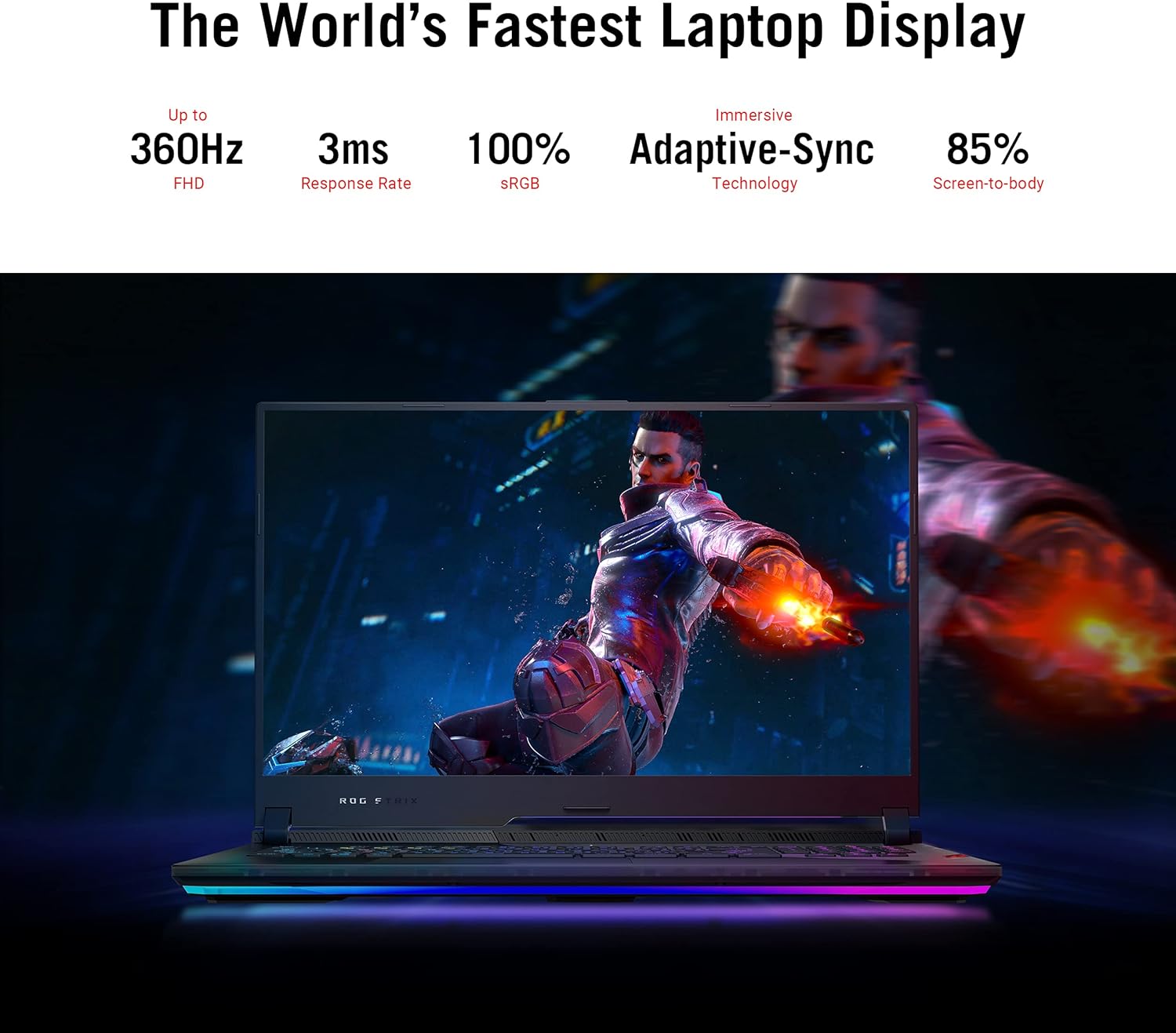 ASUS ROG Strix Scar 17 G733QSA-PB96 Display Features