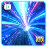 ワープスピード・スタートンネル – 催眠的な宇宙の光と未来的なサイバーパンク音楽、スリープタイマー付きFire TVスクリーンセーバー