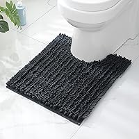 Vista 62 de FLOLEOPA Alfombras de baño de microfibra suave y esponjosa, tapetes de baño absorbentes, antideslizantes, lavables a máquina y de secado rápido