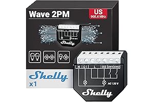 Shelly 2PM US UL | 2-Channel Smart Switch with Power Metering