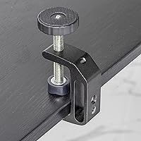 Vista 5 de 4Pcs Universal C Clamp, Heavy Duty Sturdy 1/4 and 3/8 Thread Hole for Tables Desk Mount, Desktop Mount Holder, Photo Studio Photography, Quick