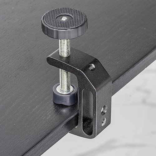 Miniatura 5 de 4Pcs Universal C Clamp, Heavy Duty Sturdy 1/4 and 3/8 Thread Hole for Tables Desk Mount, Desktop Mount Holder, Photo Studio Photography, Quick