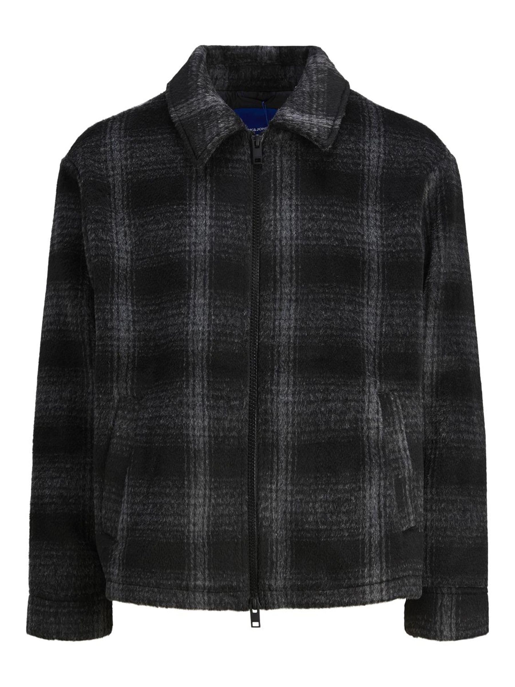 JACK & JONES Men's Jcolunar Fleece Jacket Sn Jacket, black, L