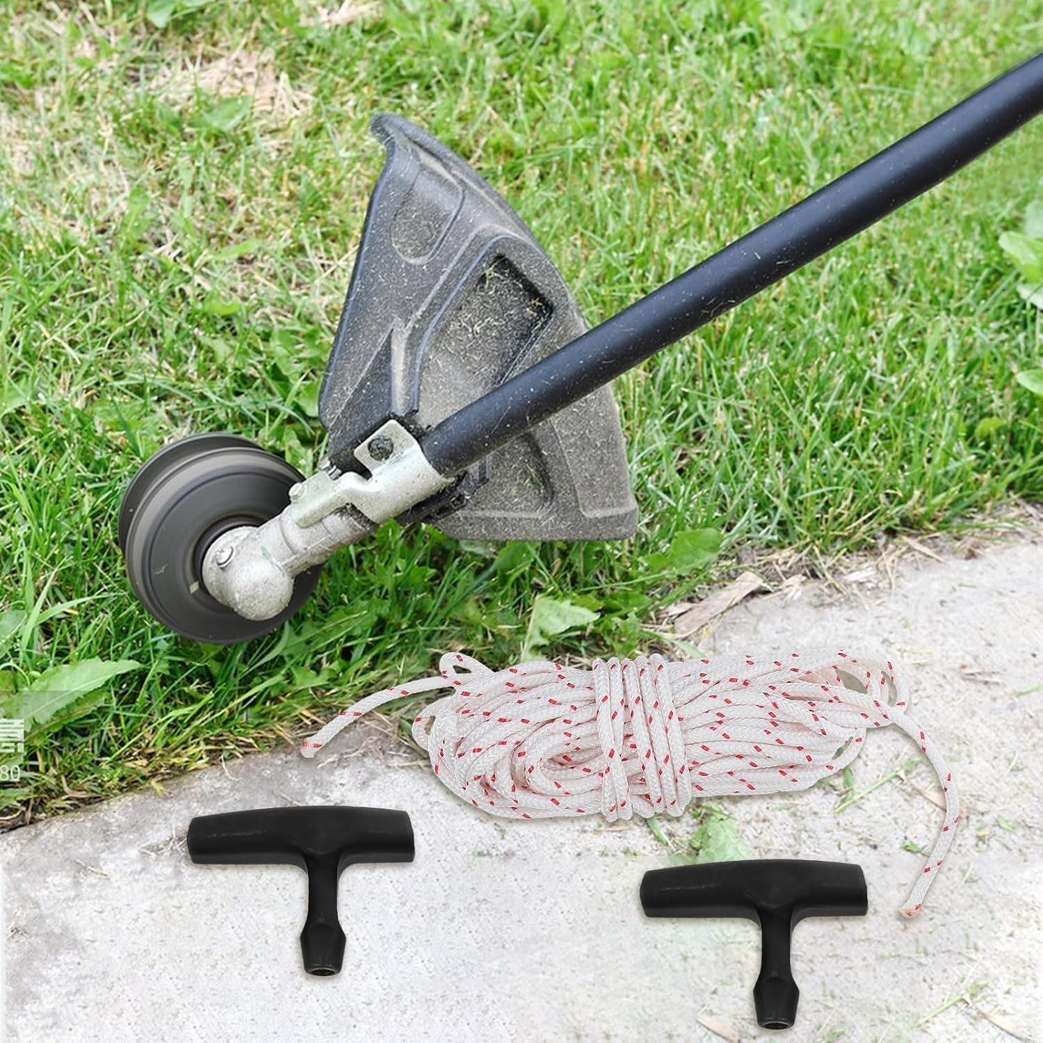NOLITOY 10m Starter Rope with Handle for Lawn Mowers Chainsaws Generators