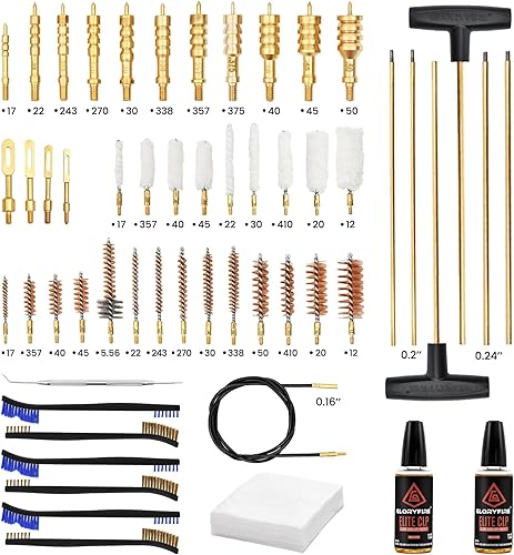 Miniatura 2 de GLORYFIRE Elite Gun Cleaning Kit Universal Gun Cleaner for Shotgun, Pistol, Rifle, All Guns with Lightweight Carrying Case, Reinforced and