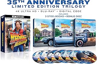 Back to the Future Trilogy - 35th Anniversary Steelbook Boxset (4K Ultra HD + Blu-ray + Digital)