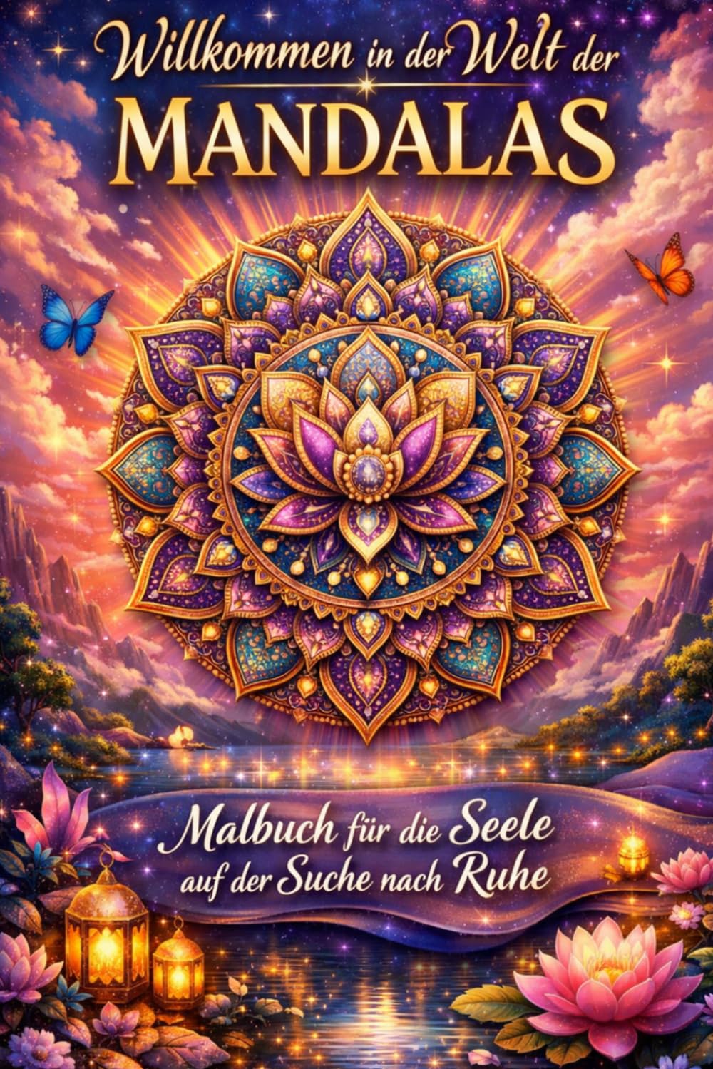 Willkommen in der Welt der Mandalas: Malbuch für die Seele auf der Suche nach Ruhe