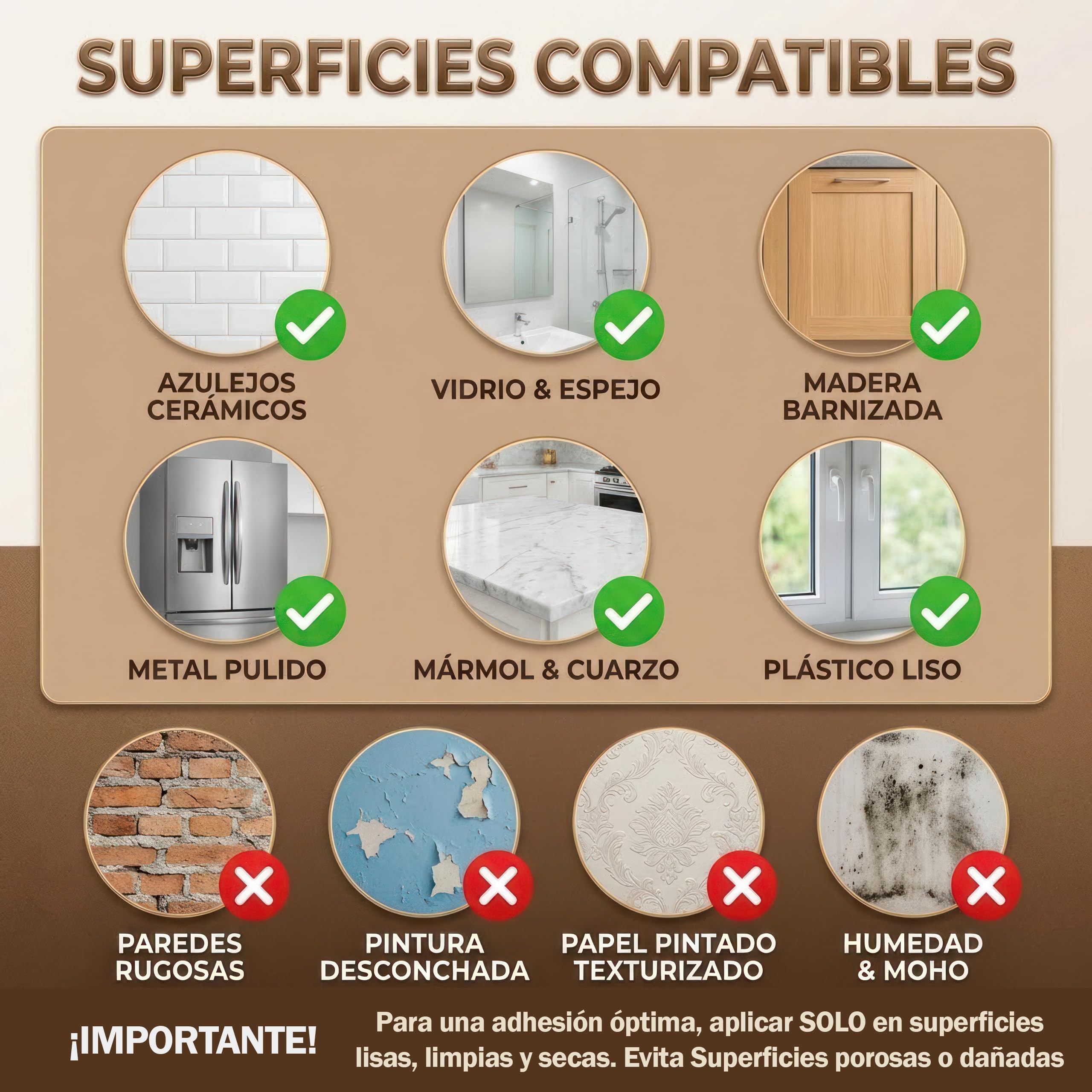Ganchos Adhesivos Transparentes para Pared, Colgadores de Cocina y Baño Sin Taladro