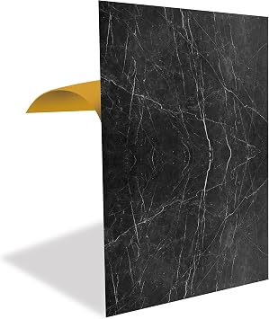 Tink Kendinden Yap kanl  Belgium Black Desenli PVC Panel 41x62 cm 4 Adet / 1 m