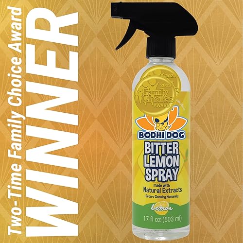 Miniatura 2 de Aerosol antimordeduras amargo de limón, que impide que el perro muerda y mastique, para cachorros perros y gatos, para el entrenamiento de cachorros