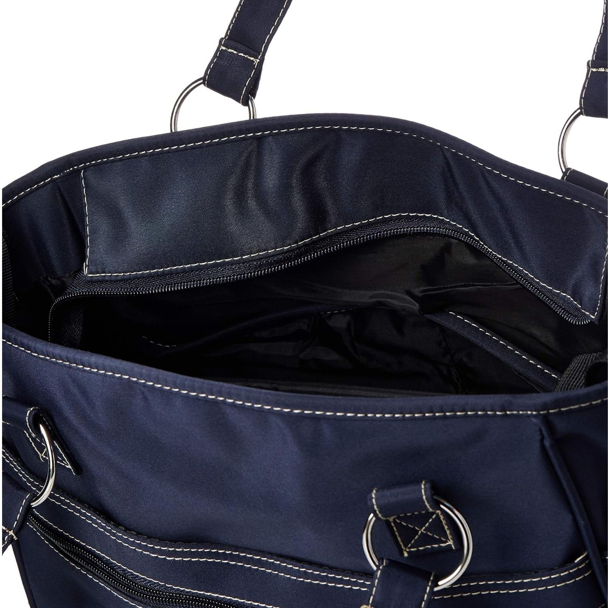 Hauck City Bag Blu Navy Borsa Fasciatoio Portatile con Materassino e Ganci Passeggino