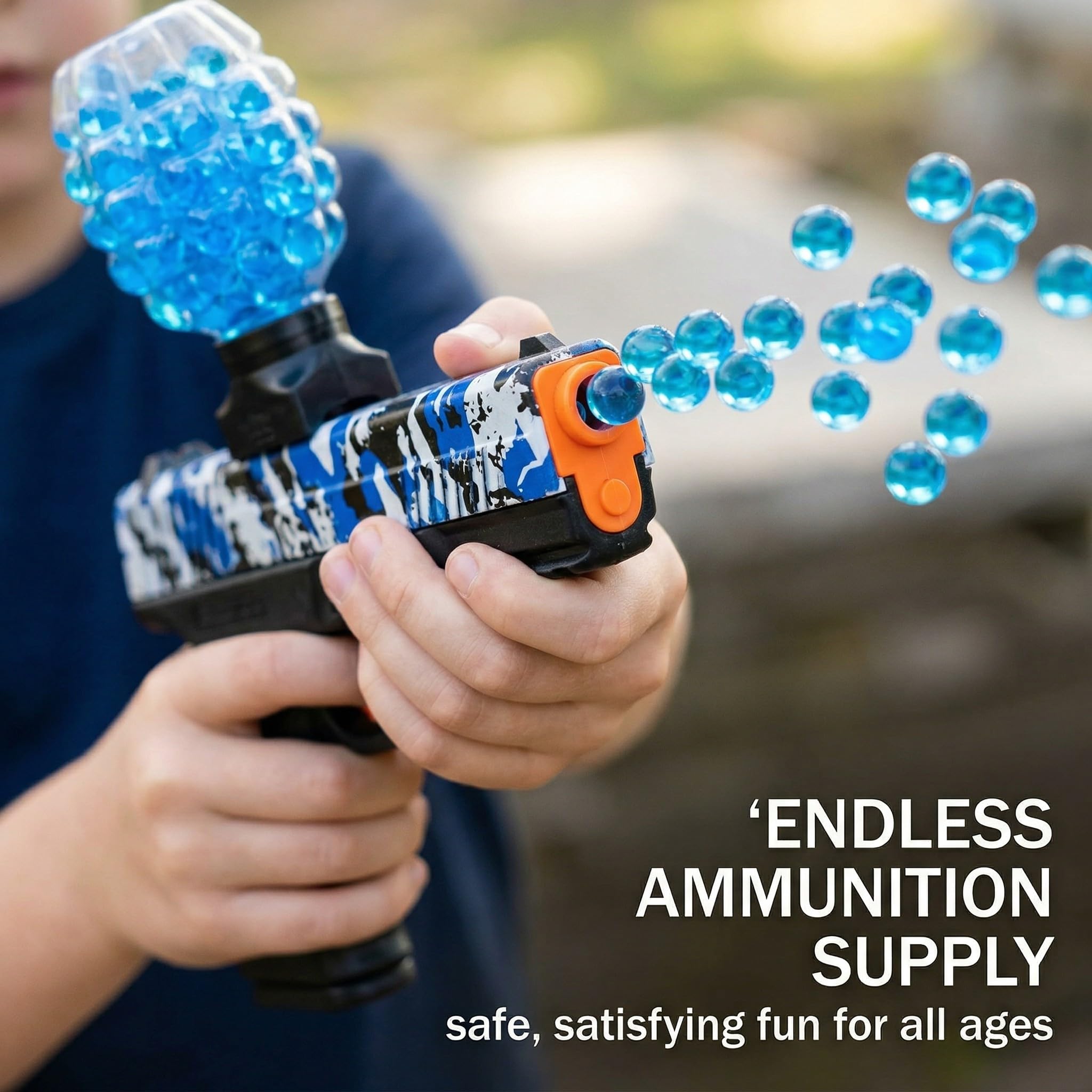 20000 Pezzi giri bombe da bagno per giri idratati Blaster,Elettrico Gel Ball Blaster 40 Packungen 7-8 mm Gel Munition per bambini da esterno, perline di gel per fiori e piante