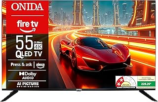 Onida 139 cm (55 inches) QLED Ultra HD 4K Smart Fire TV Q55UDI