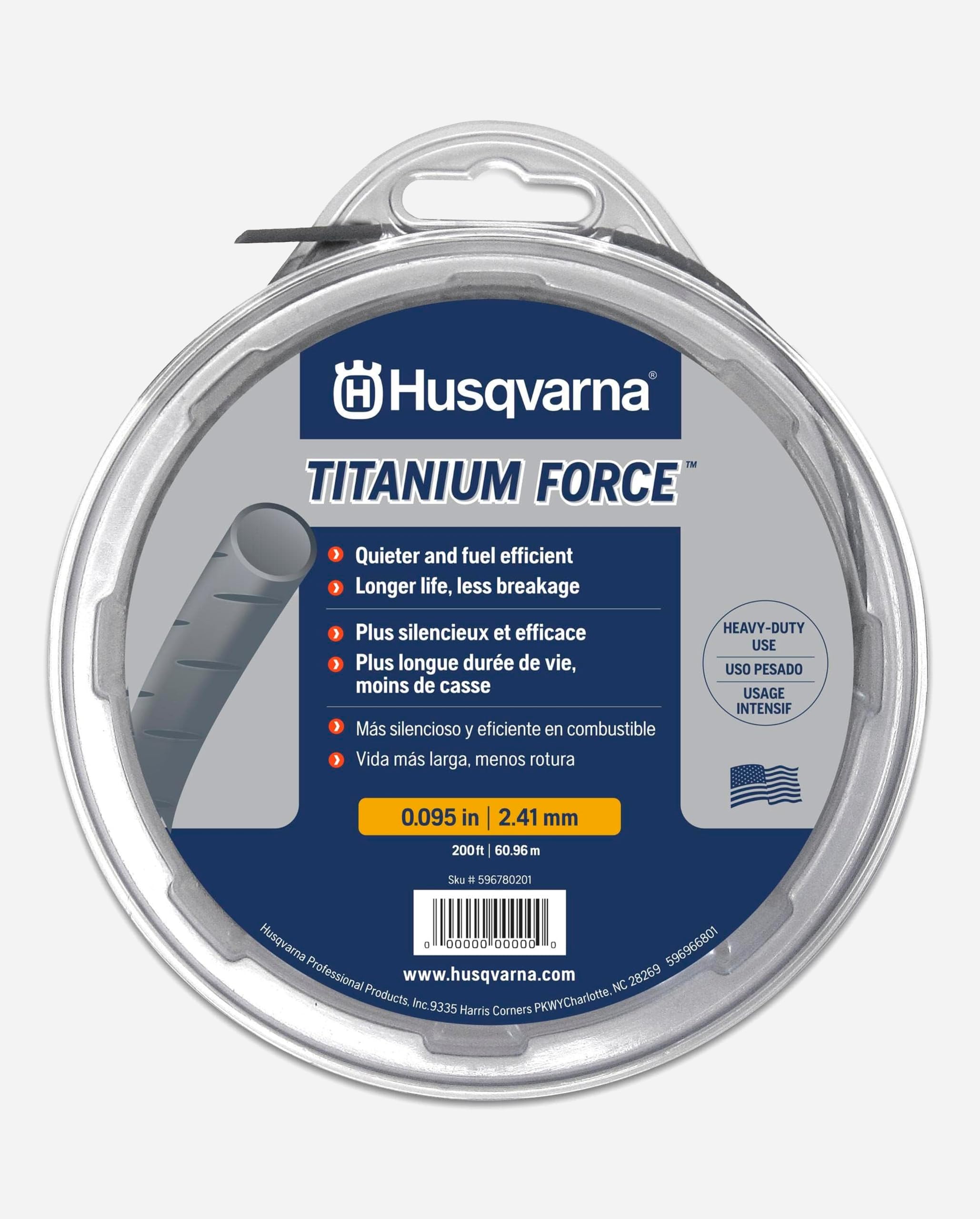 Husqvarna Titanium Force 0.095 String Trimmer Line 639005102, Outdoor Tools — Amazon image 5