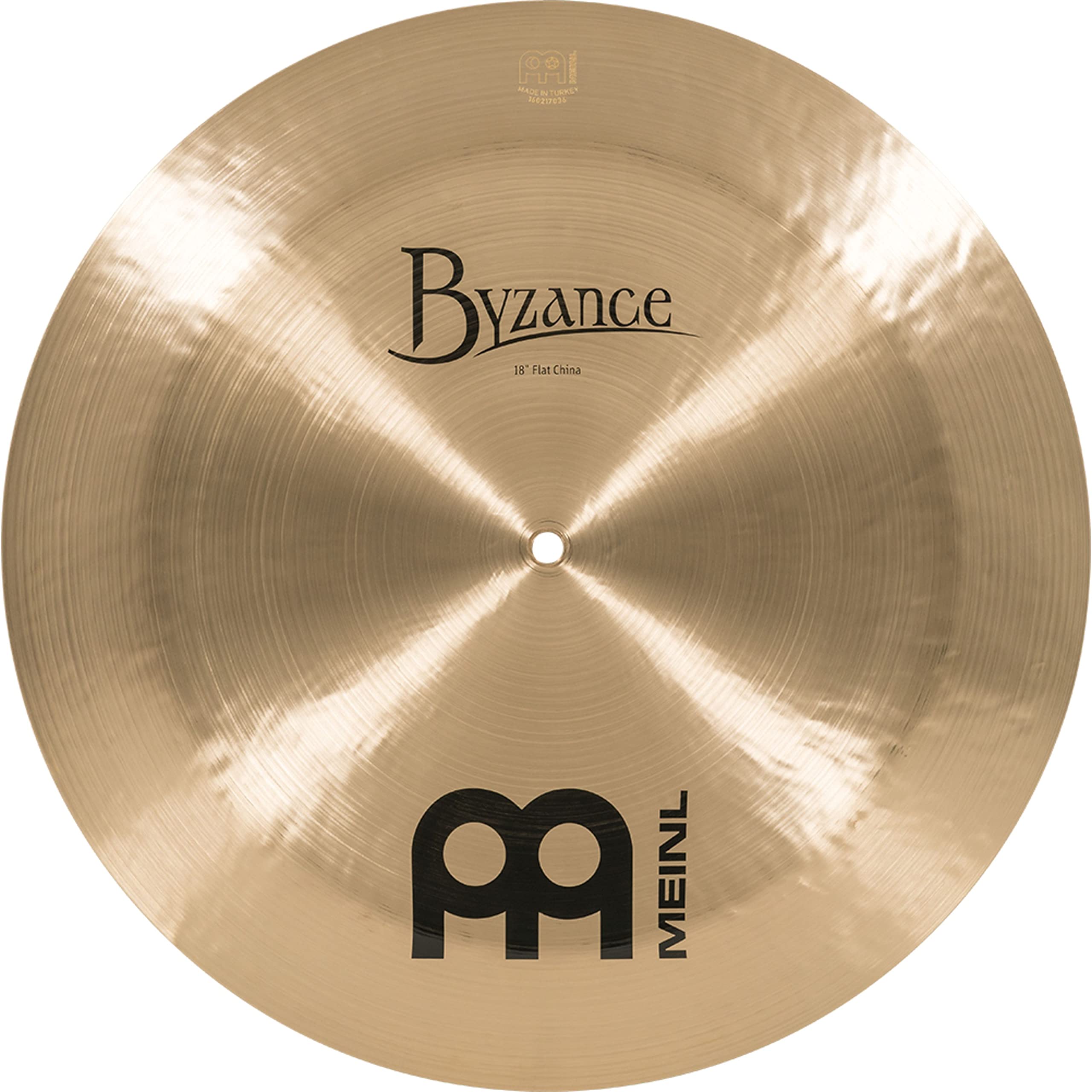 Meinl Cymbals B18FCH Byzance Traditional Serie 45,7 cm (18 Zoll) Flat China Becken Traditional Finish Handgehämmert