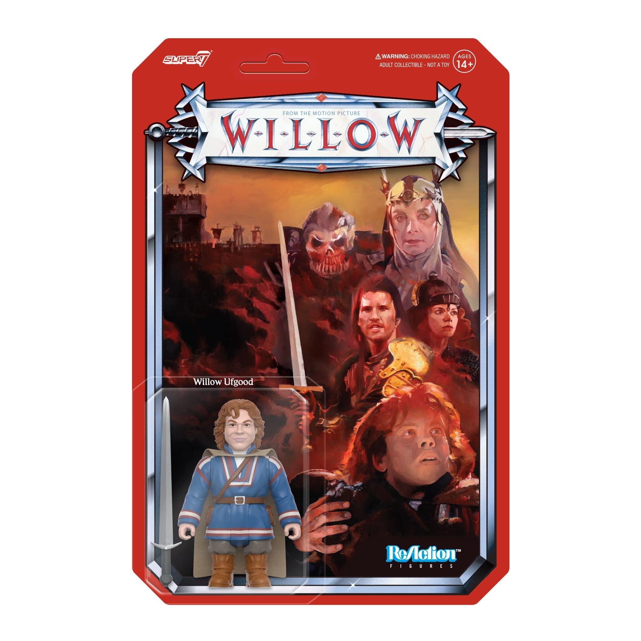 Super7Willow Ufgood - 3.75" Willow Action Figure with Accessory Classic Movie Collectibles and Retro Toys
