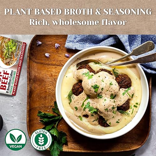 Miniatura 8 de Edward & Son's - Cubos de caldo de verduras veganas, sin gluten, sin grasas trans, uso en sopas, guisos y pilafs (8 cubos de cada uno), paquete de 12