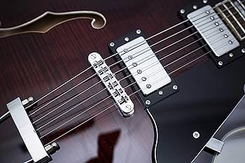 Amazon.com: GROTE Jazz Electric Guitar Semi-Hollow Body Trapeze