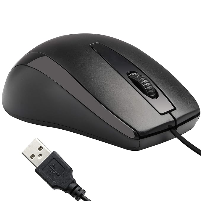 Zebronics Zeb-Alex Wired USB Optical Mouse with 3 Buttons at Rs. 139