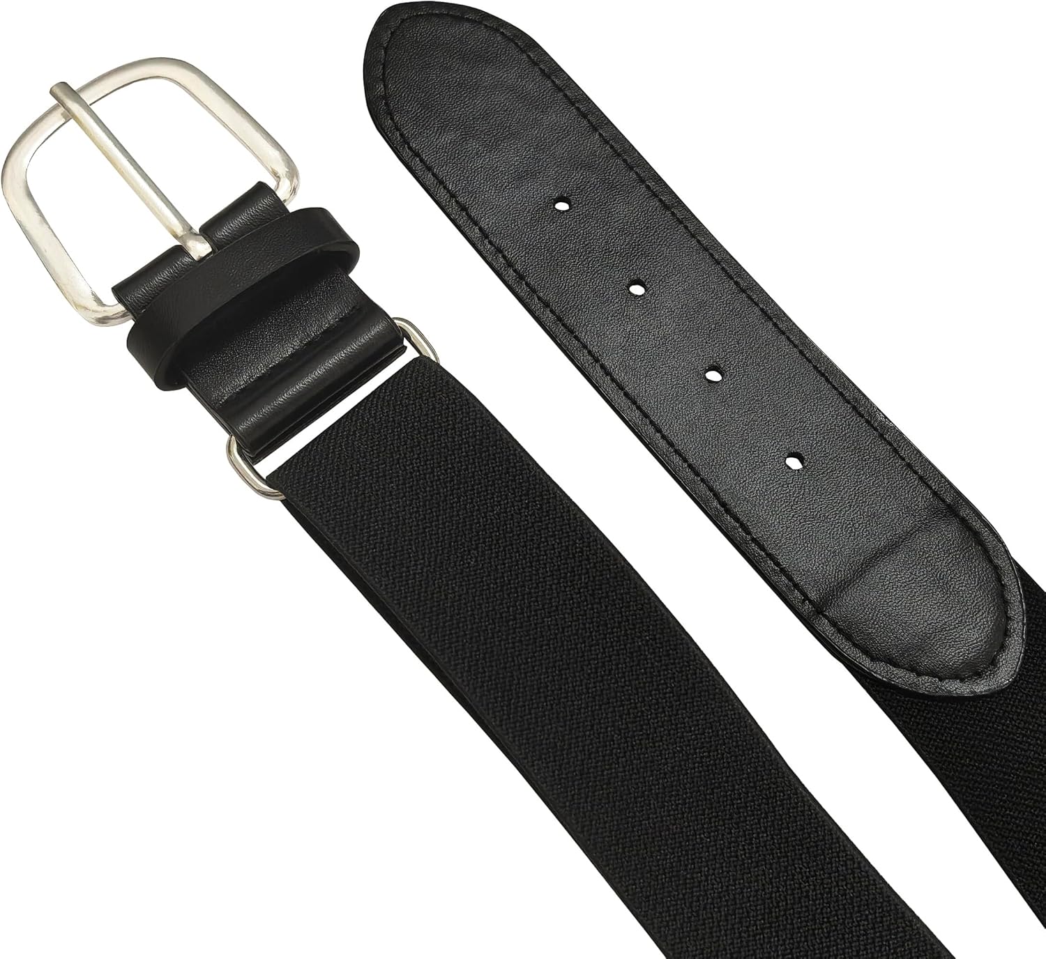 Baseball Softball Belt for Boys Girls Elastic Adjustable Uniform Fastpitch Belts Unisex Youth Size Comfort Fit Black - Image 6