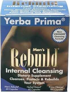 YERBA PRIMA MEN'S REBUILD CLEANS SYS, CT, EA-1 by Yerba Prima