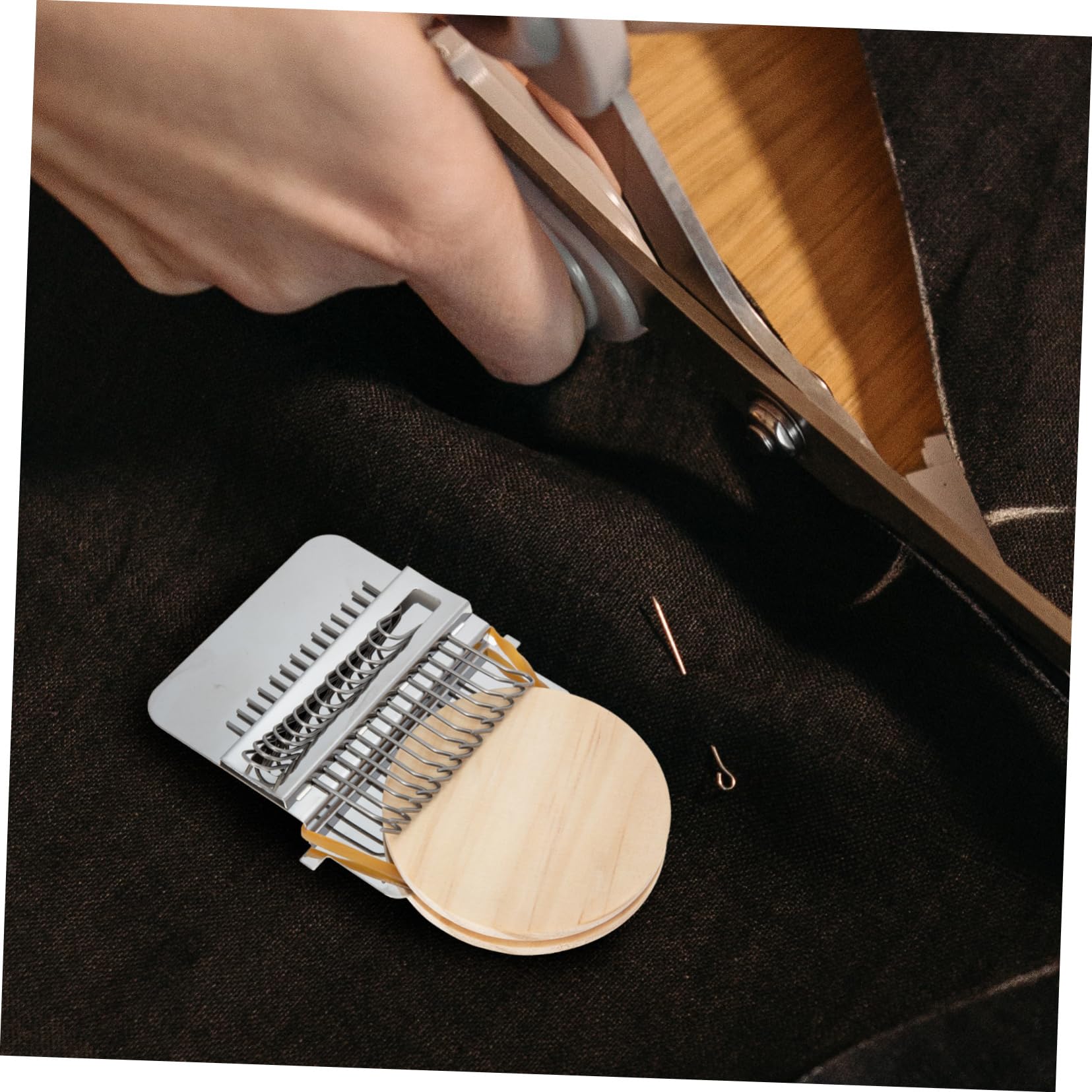 ARTIBETTER 4 Juegos Mini Telar de Tejer de Herramientas Prácticas para Remendar Ropa Kit de Bricolaje para Adultos