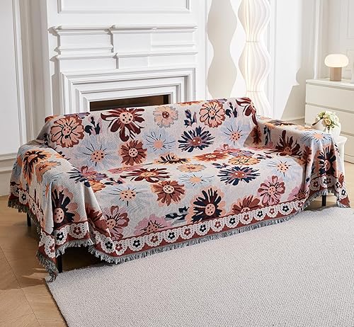 Miniatura 8 de AIVIA Funda de sofá, fundas de gran tamaño para sofá de 3 cojines, decoración de muebles de caravana, fundas reclinables, fundas seccionales en