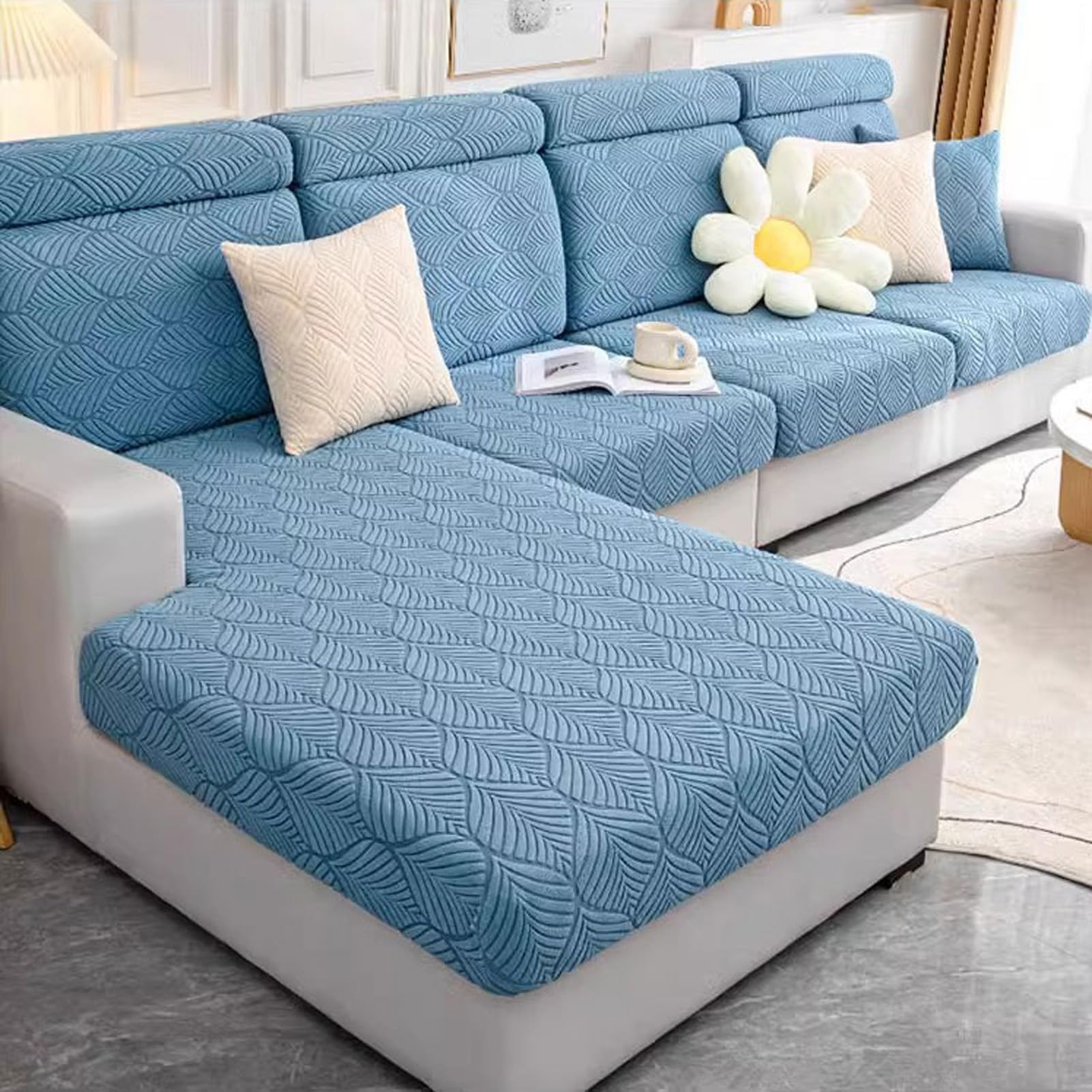 Revêtement de canapé universel extensible et lavable en machine
