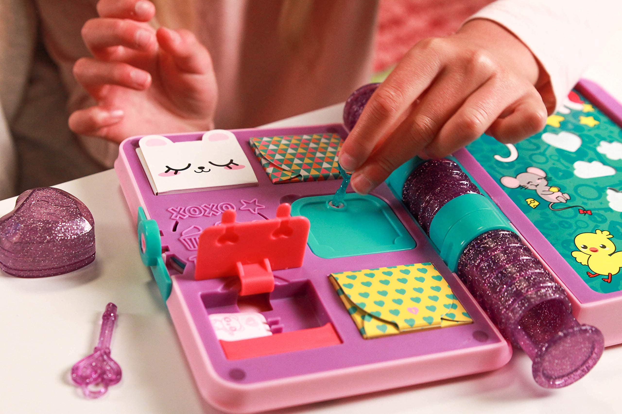 Amazon.co.jp: FunLockets秘密日記、日記、活動と創造性、ステッカーや