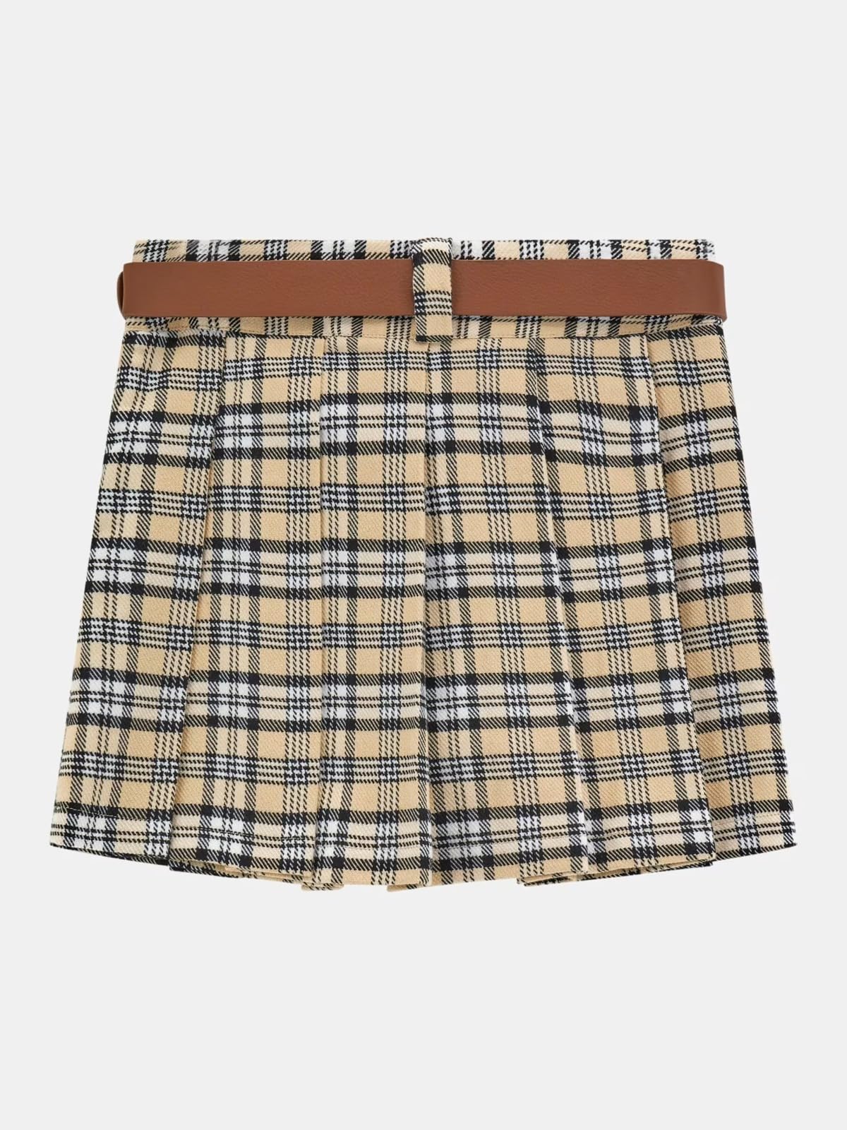 GUESS Gonna Modello Kilt a Pieghe per Ragazza 12 Anni - Color Beige