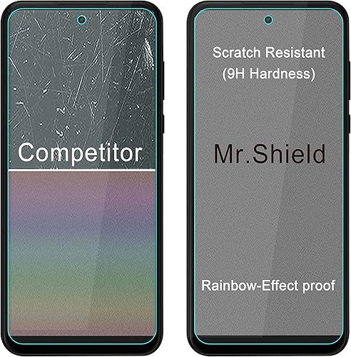 Miniatura 5 de Mr.Shield [Paquete de 3] Diseñado para Motorola MOTO G Play (2023) [Vidrio templado] [Vidrio japonés con dureza 9H] Protector de pantalla