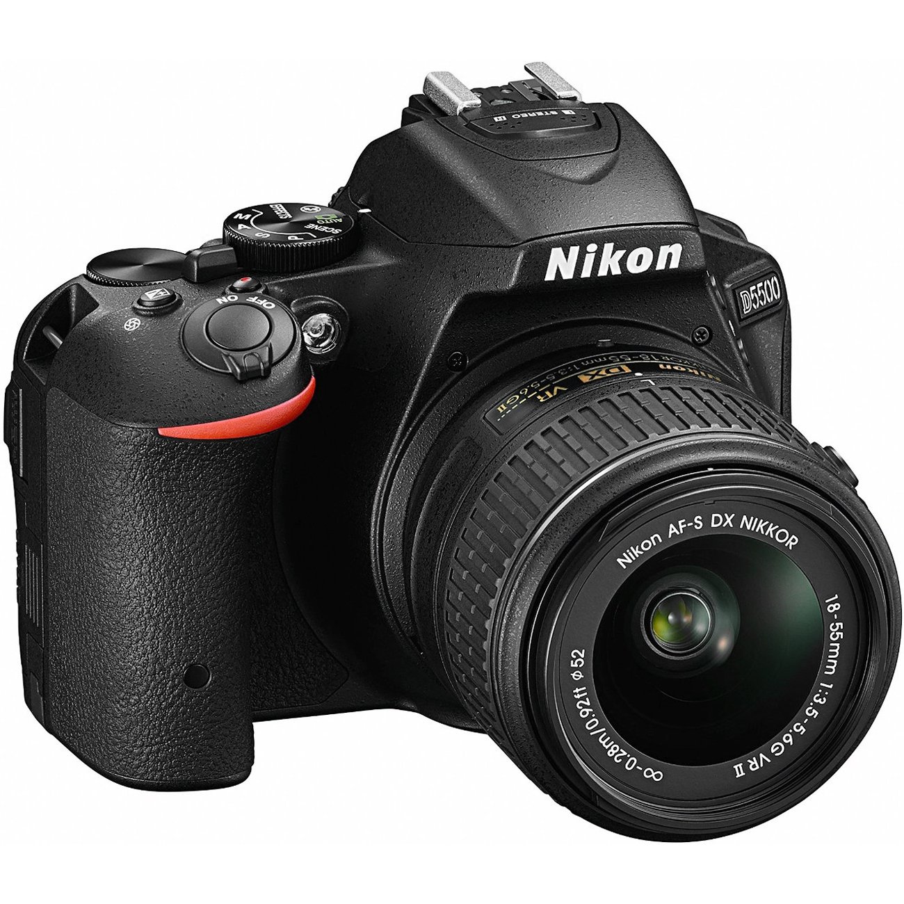 Nikon D5500 Appareil Photo Reflex numérique 24,2 MP avec écran LCD 3,2" 18-55 mm VR DX (Noir) (certifié reconditionné)