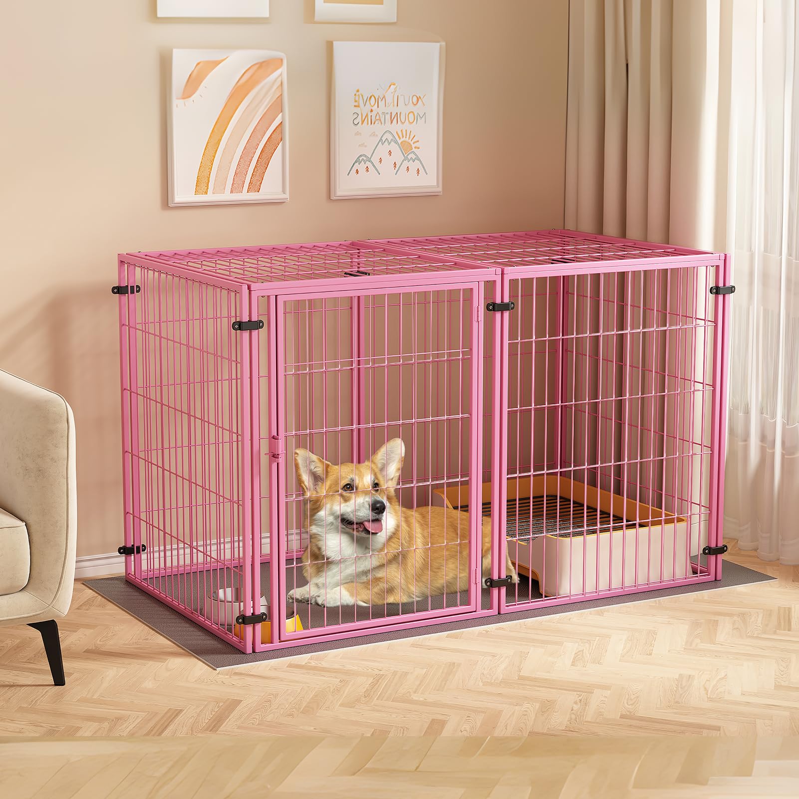 Amazon.com : XPIY Large Dog Crate – 59 Inch Metal Kennel for