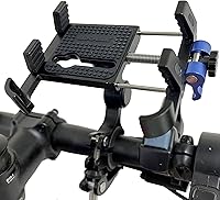 Vista 3 de BiKase BiKGrip Soporte para teléfono de bicicleta, soporte para teléfono de motocicleta, abrazadera para teléfono celular para manillar, clip