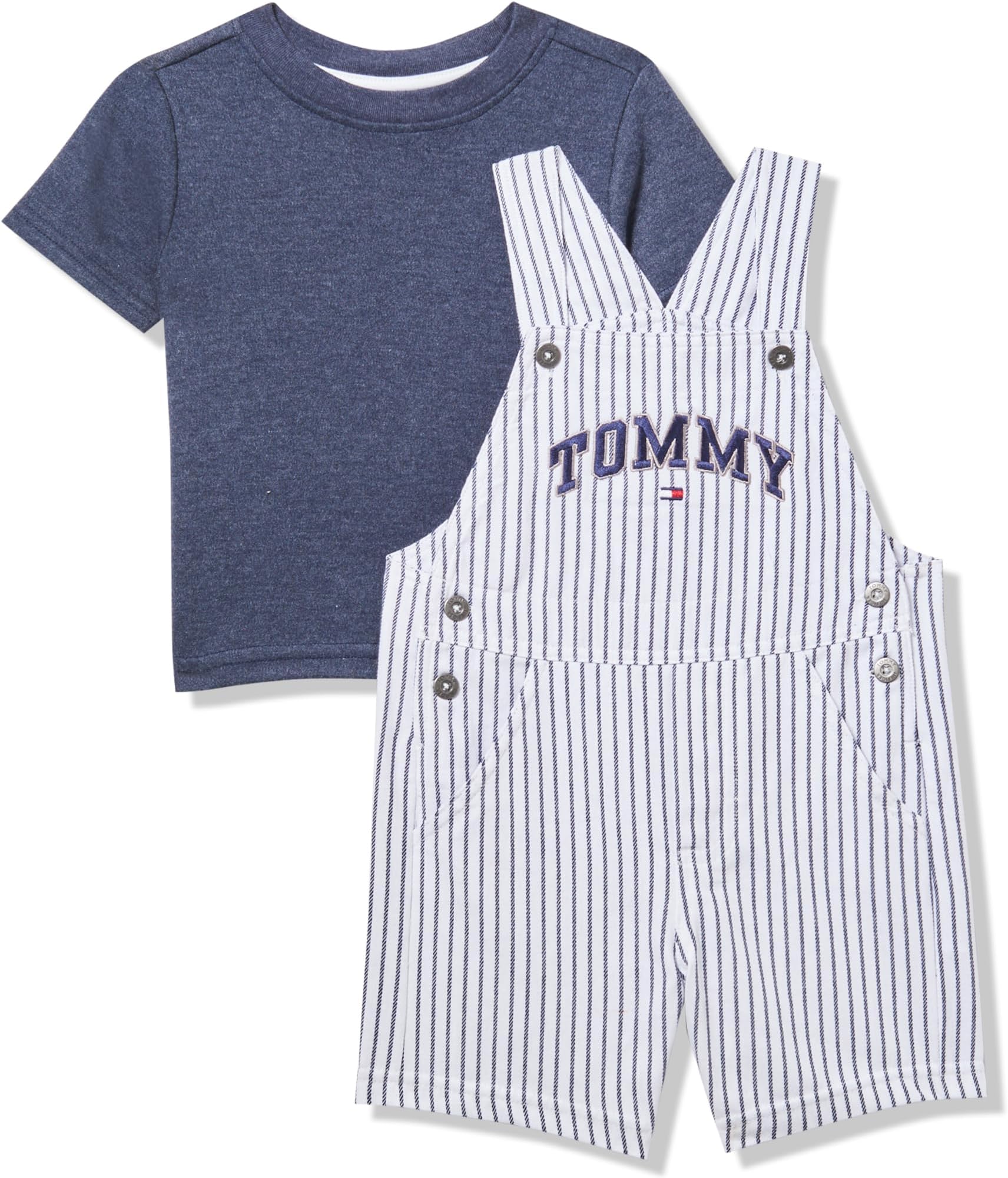 Tommy Hilfiger baby-boys 2pc Shortall Set