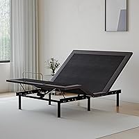 Vista 22 de EGOHOME - Base de cama ajustable individual XL y colchón de espuma viscoelástica de 14 pulgadas, base de cama ajustable con control remoto