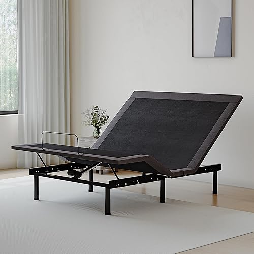 Miniatura 2 de EGOHOME - Base de cama ajustable Queen para aliviar el dolor, base de cama eléctrica tamaño Queen ajustable con control remoto inalámbrico para
