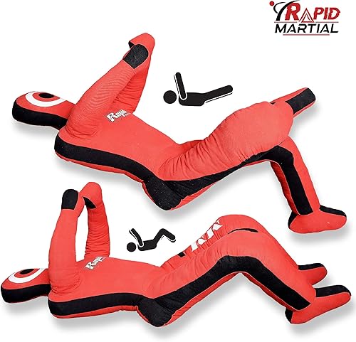 Miniatura 2 de BJJ Wrestling Dummy Saco de boxeo Sumisión MMA Brasileño Jiu Jitsu Judo Karate Lanzando Maniquí Boxeo Maniquí - Sin Relleno 6 pies - Sentado