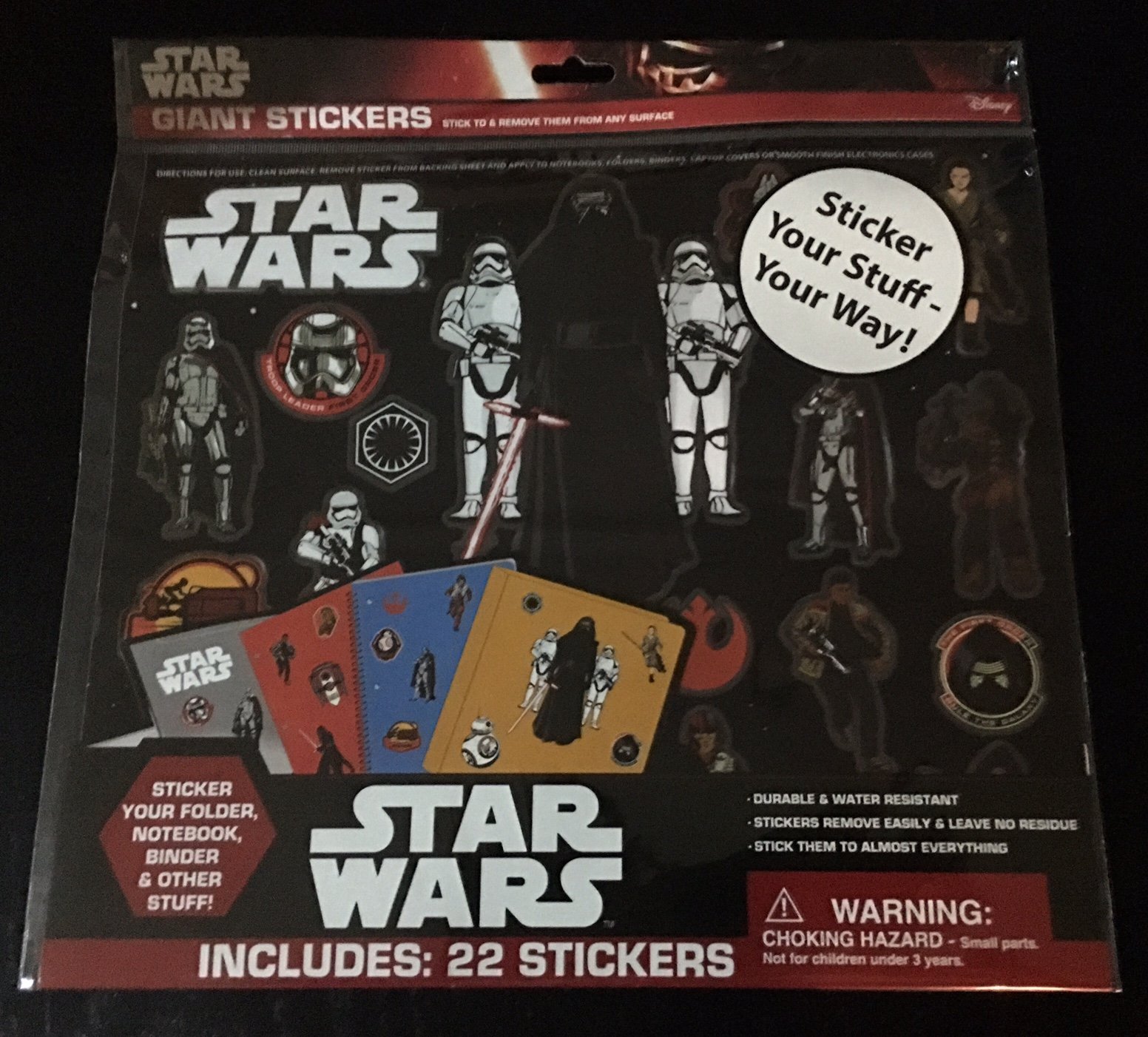 Stickers Star Wars Disney lot de 22 vinyles à offrir aux fans de la saga