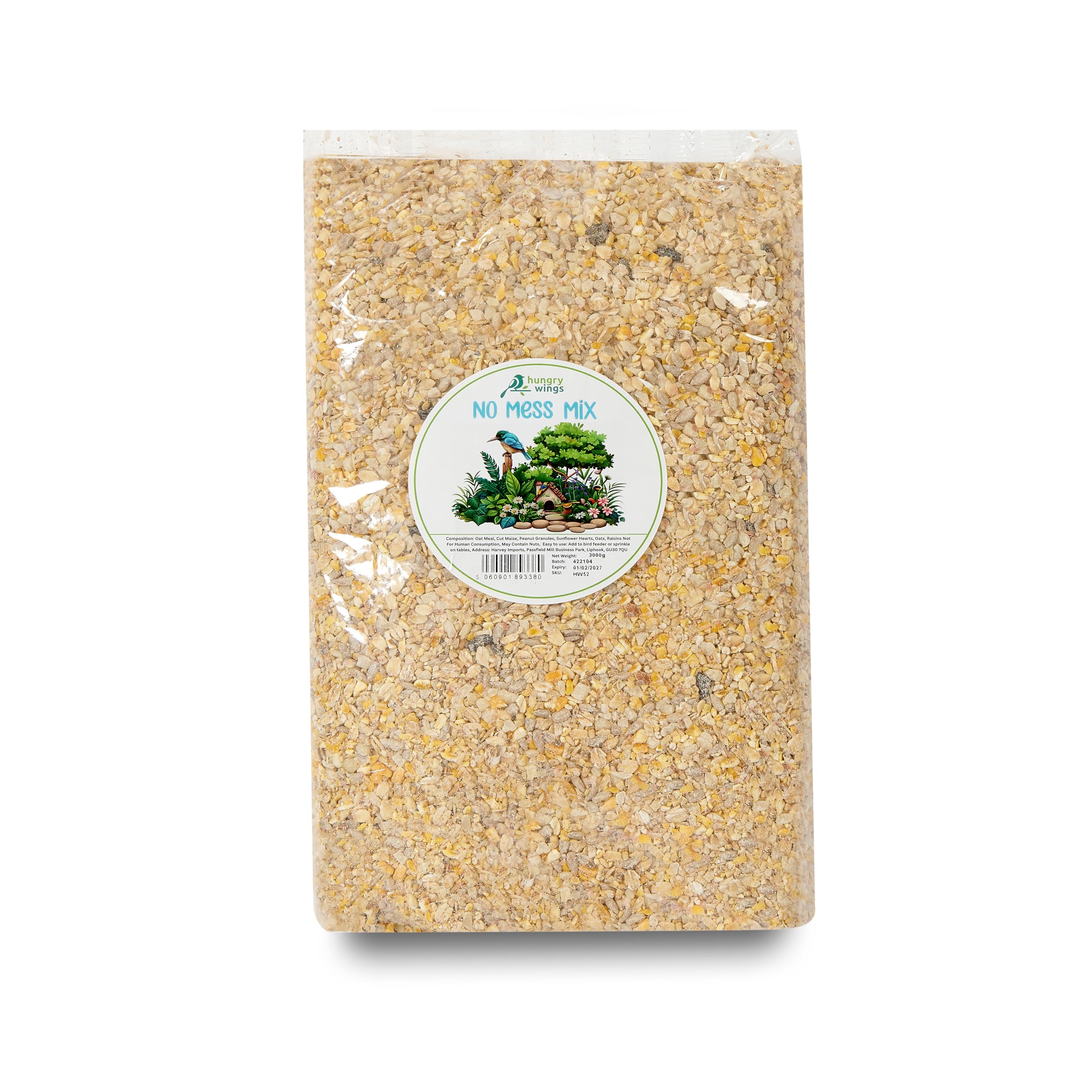 Wild Bird Food (3kg, No Mess Mix)