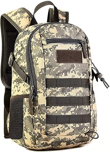 Huntvp - Mochila militar de 10 L con mochila Molle, para caza, camping, senderismo, viaje