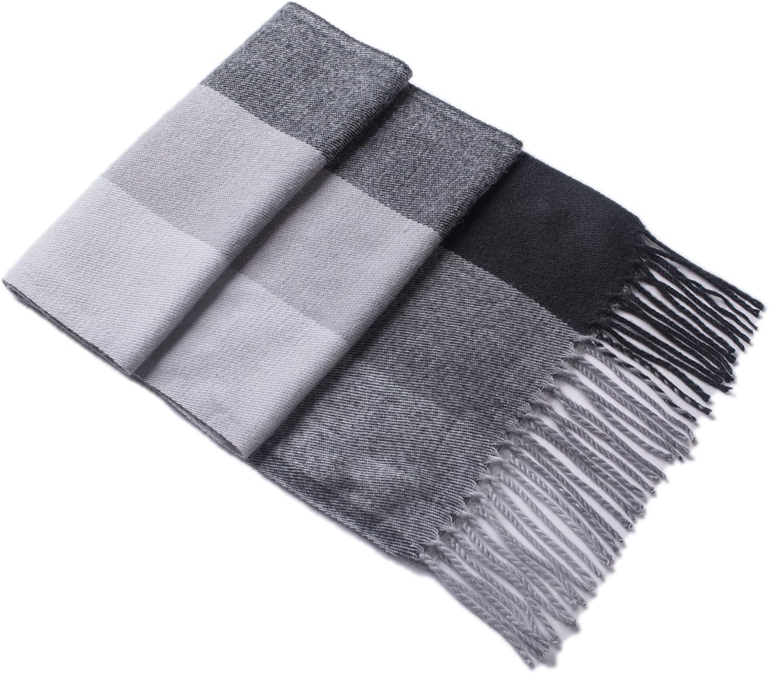 Alpine Swiss Mens Plaid Scarf Soft Winter Scarves Unisex,Red Stripe,One Size at  Men’s Clothing store