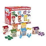 Guidecraft Barnyard Activity Boxes -21 Colorful Animal Blocks, Counting, Matching and Sorting Set, Kids Preschool Learning and Development Toy