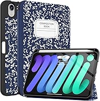 Vista 1 de Soke Funda para iPad mini 7(A17 Pro) 2024/iPad Mini 6 2021 de 8.3 pulgadas con Soporte para Lápiz-[Carga de Lápiz + Activación/Suspensión