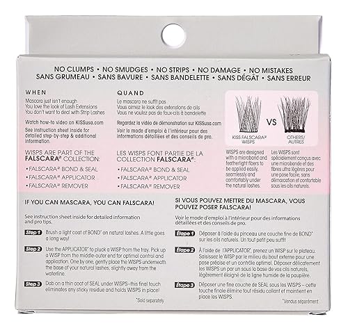 Miniatura 2 de Kiss Falscara - Alargamiento de pestañas (paquete de 3)